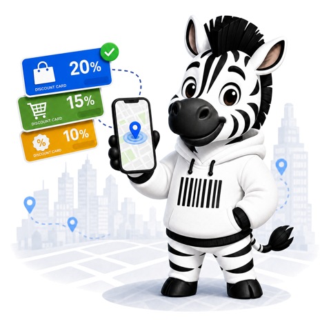 Nearby card recommendation