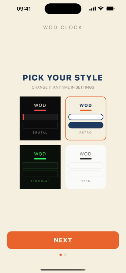 Style chooser