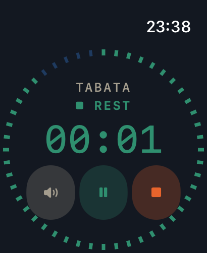 WOD Clock on Apple Watch